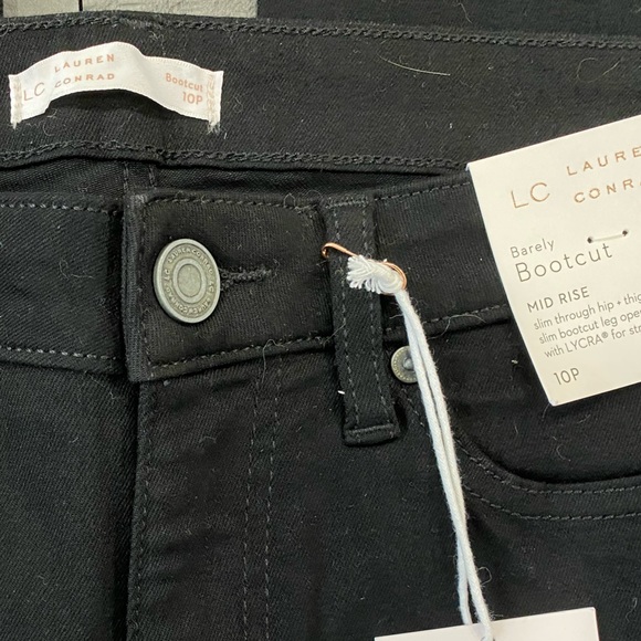 Women’s Lauren Conrad Bootcut Jeans; Black; Size 10P; NWT NVR WORN - Picture 3 of 5